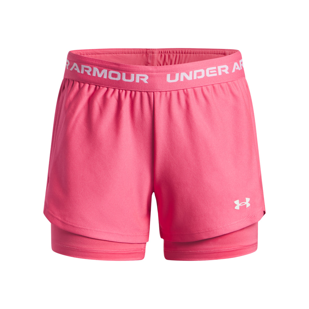 Under Armour Tech Play Up 2N1 shorts för tjejer