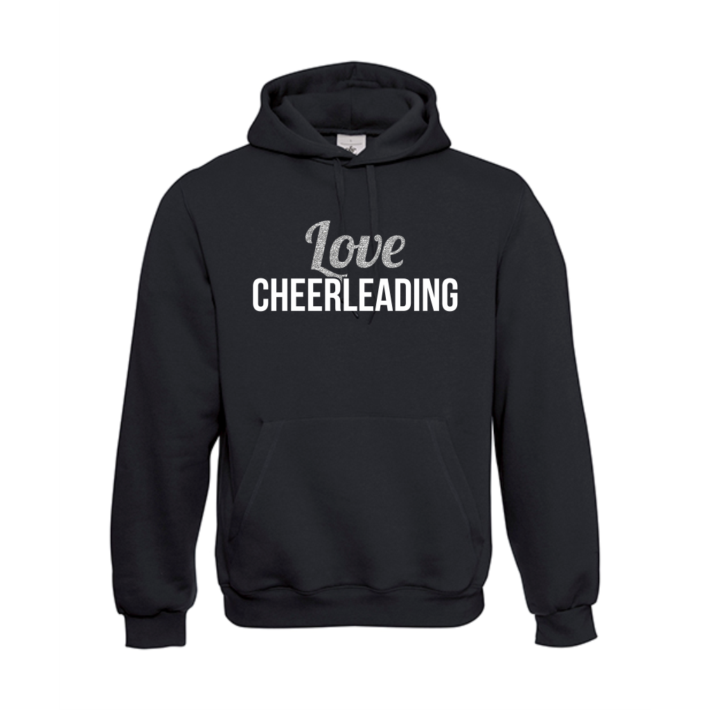B&C Älska cheerleading hoodie