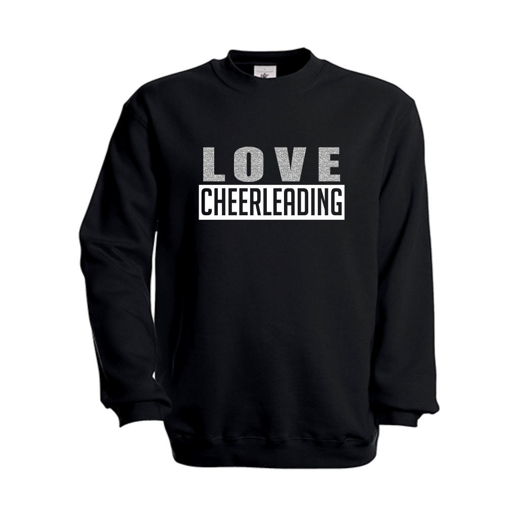 B&C LOVE CHEERLEADING sweatshirt