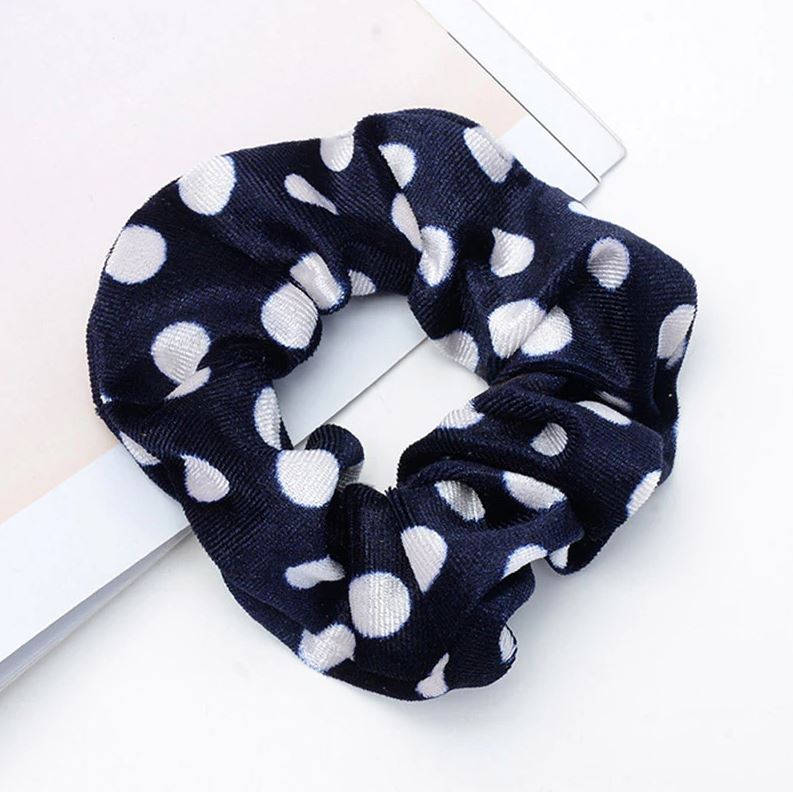 Mönstrad scrunchie