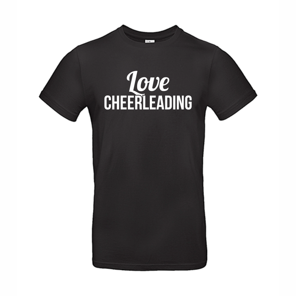 Älska cheerleading t-shirt