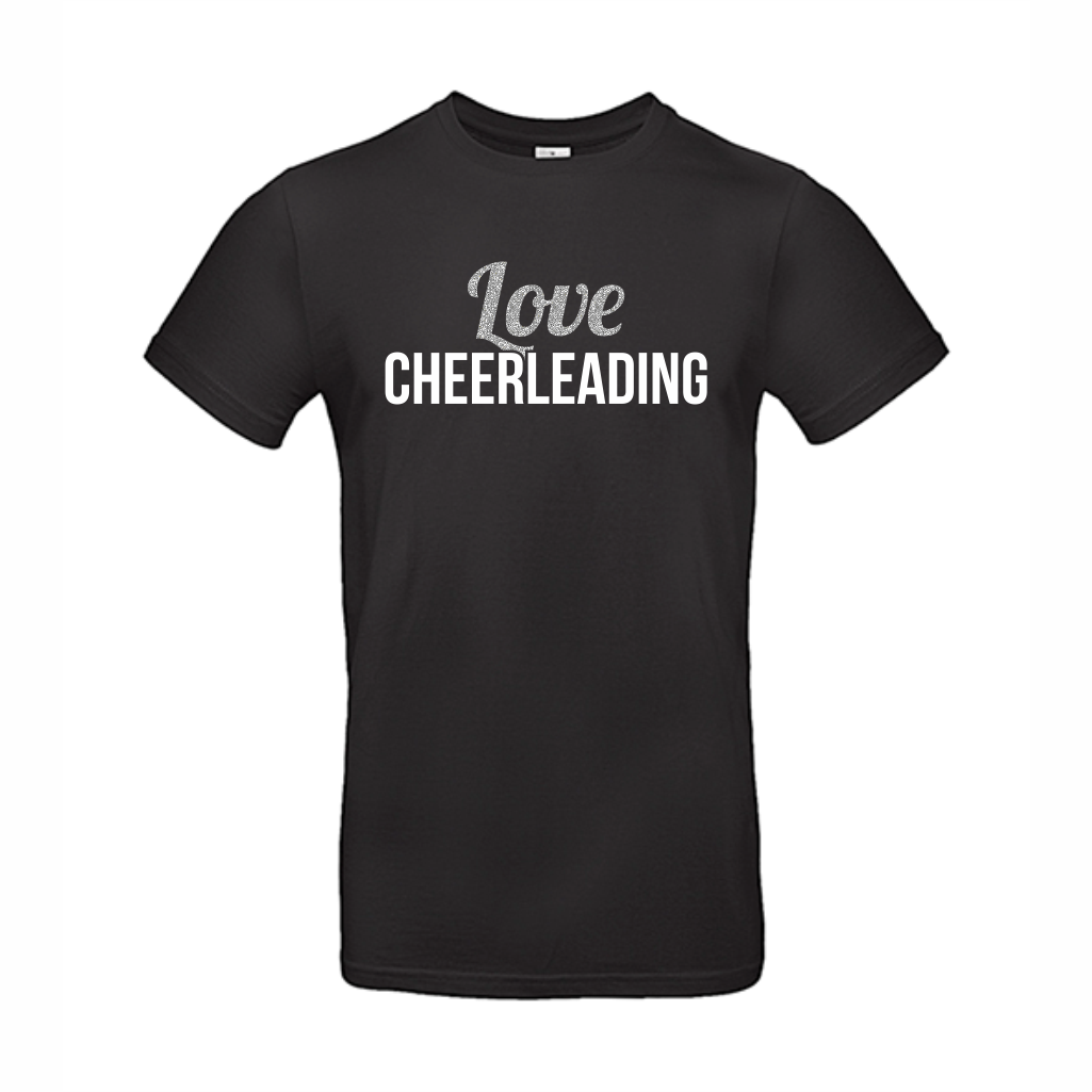 Älska cheerleading t-shirt