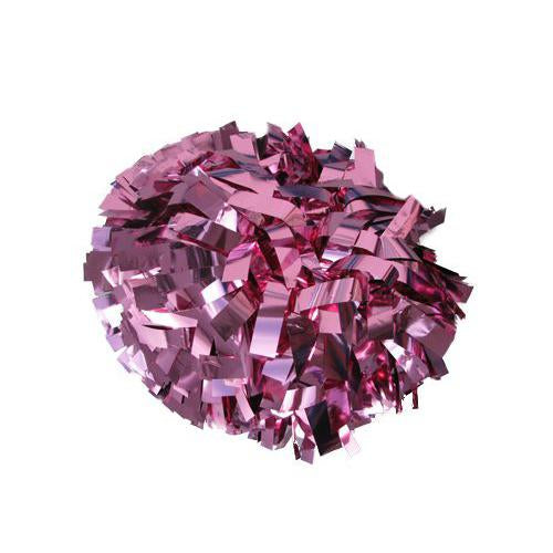 Metallic pink pom pom