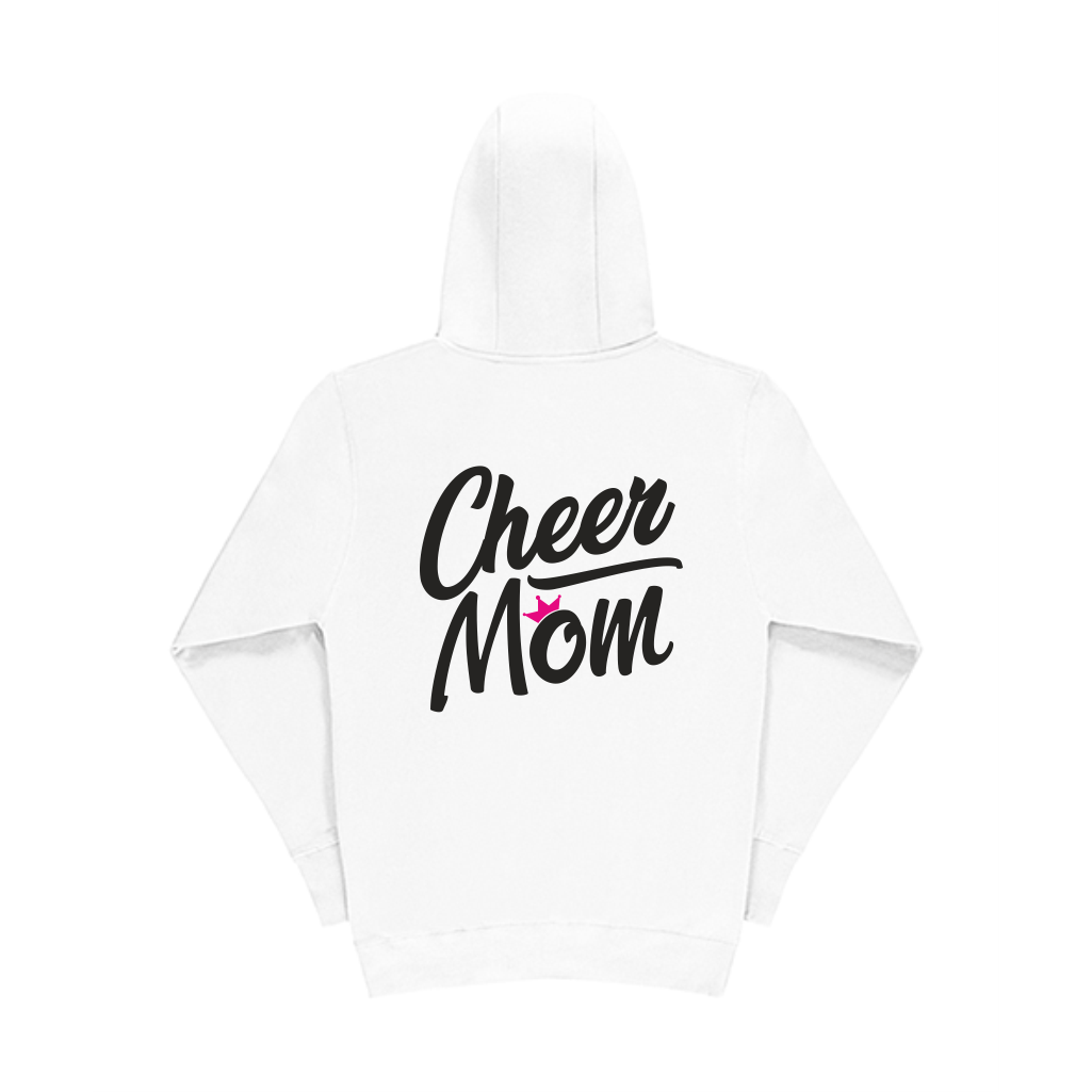 SG Cheer Mom hoodie med dragkedja