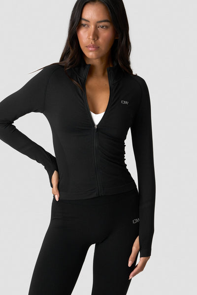 ICANIWILL Define Seamless Zip Long sleeve Jacket
