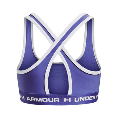 Under Armour girls' G Crossback Mid Solid sports bra