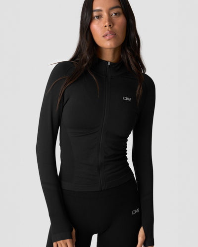ICANIWILL Define Seamless Zip Long sleeve Jacket