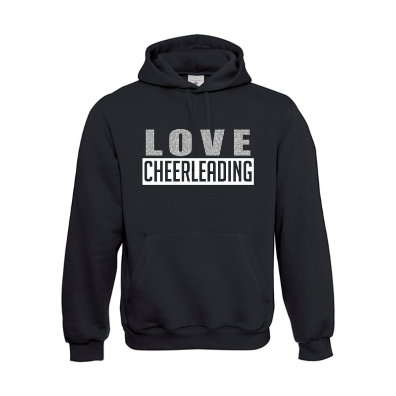 Love Cheerleadingтолстовка с капюшоном