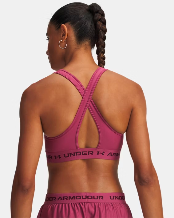 Under Armour Mid Crossback Sports Bra