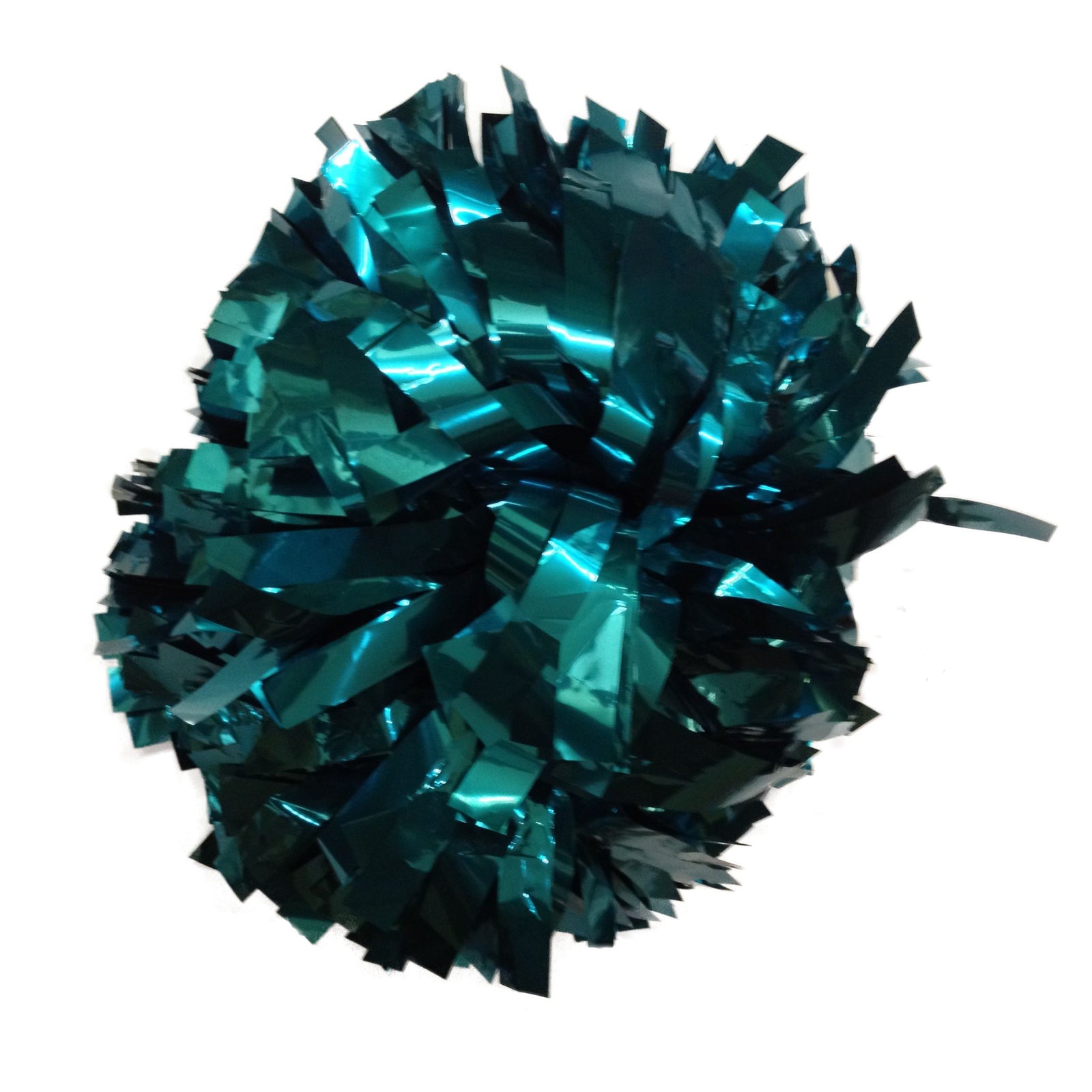 Metalskimrande Teal Pom