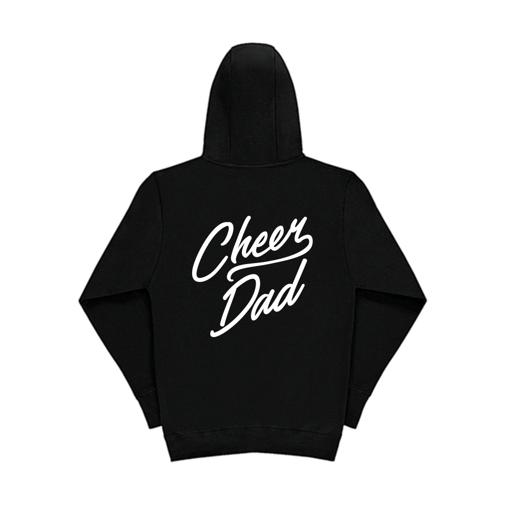 SG cheer dad-hoodie med dragkedja
