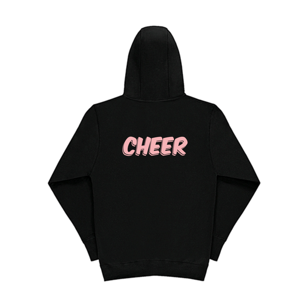 SG cheerhoodie med dragkedja