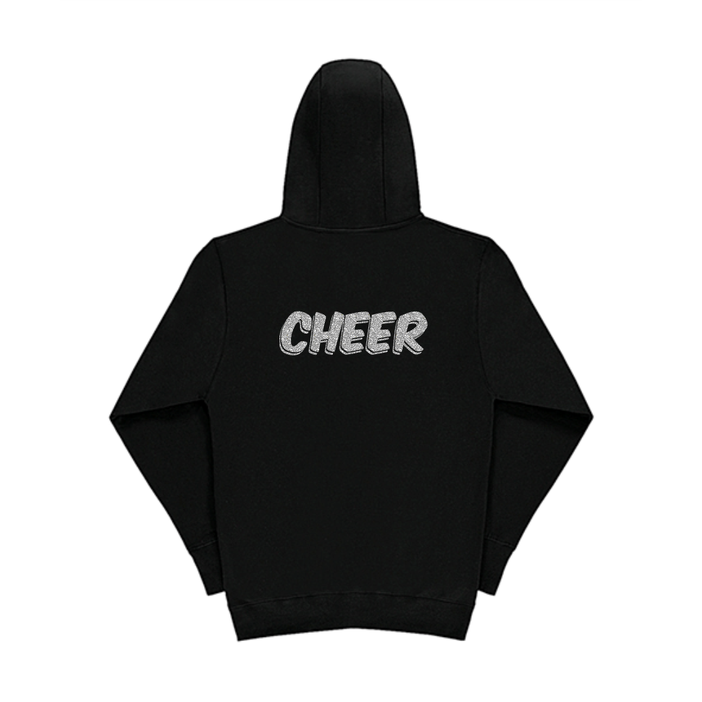 SG cheerhoodie med dragkedja