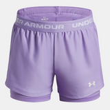 Under Armour Tech Play Up 2N1 shorts för tjejer