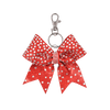 Red Full On Stones hairbow keyring