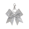 Silver Full On Stones hairbow keyring