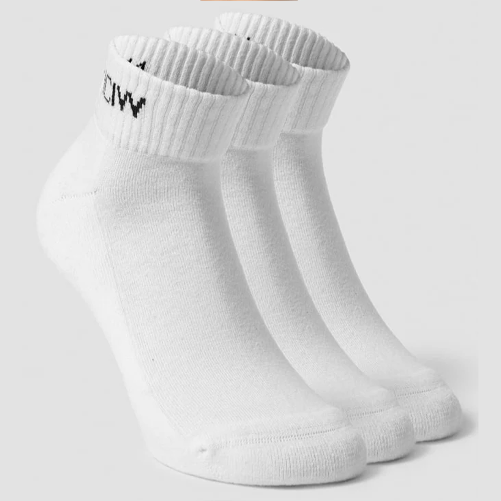 ICANIWILL träningsstrumpor, halvlånga (3-pack)