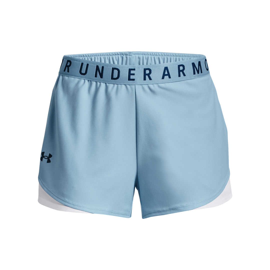 Under Armour Women's Play Up 2.0 Shorts Mobile Blue Black XX-Large