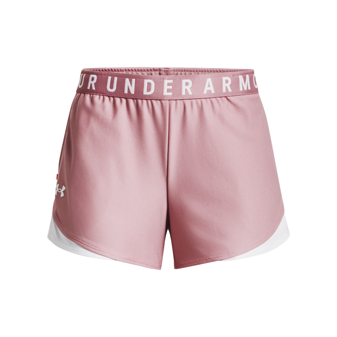 Under Armour Shorts Womens Large Brilliance Pink Crossfit UA Play Up 2.0  1362517