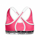 Under Armour girls' Crossback Solid sports bra