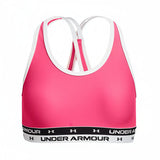 Under Armour girls' Crossback Solid sports bra