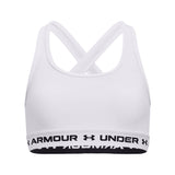 Under Armour G Crossback Mid Solid sport-bh för tjejer