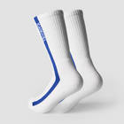 ICANIWILL Vertical Striped Socks (2-pack) Virtual Blue
