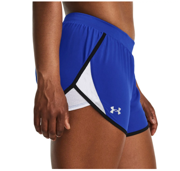 UNDER ARMOUR - Women's Fly-By Elite 2-in-1 Shorts Black/Reflective
