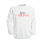 B&C Älska cheerleading sweatshirt