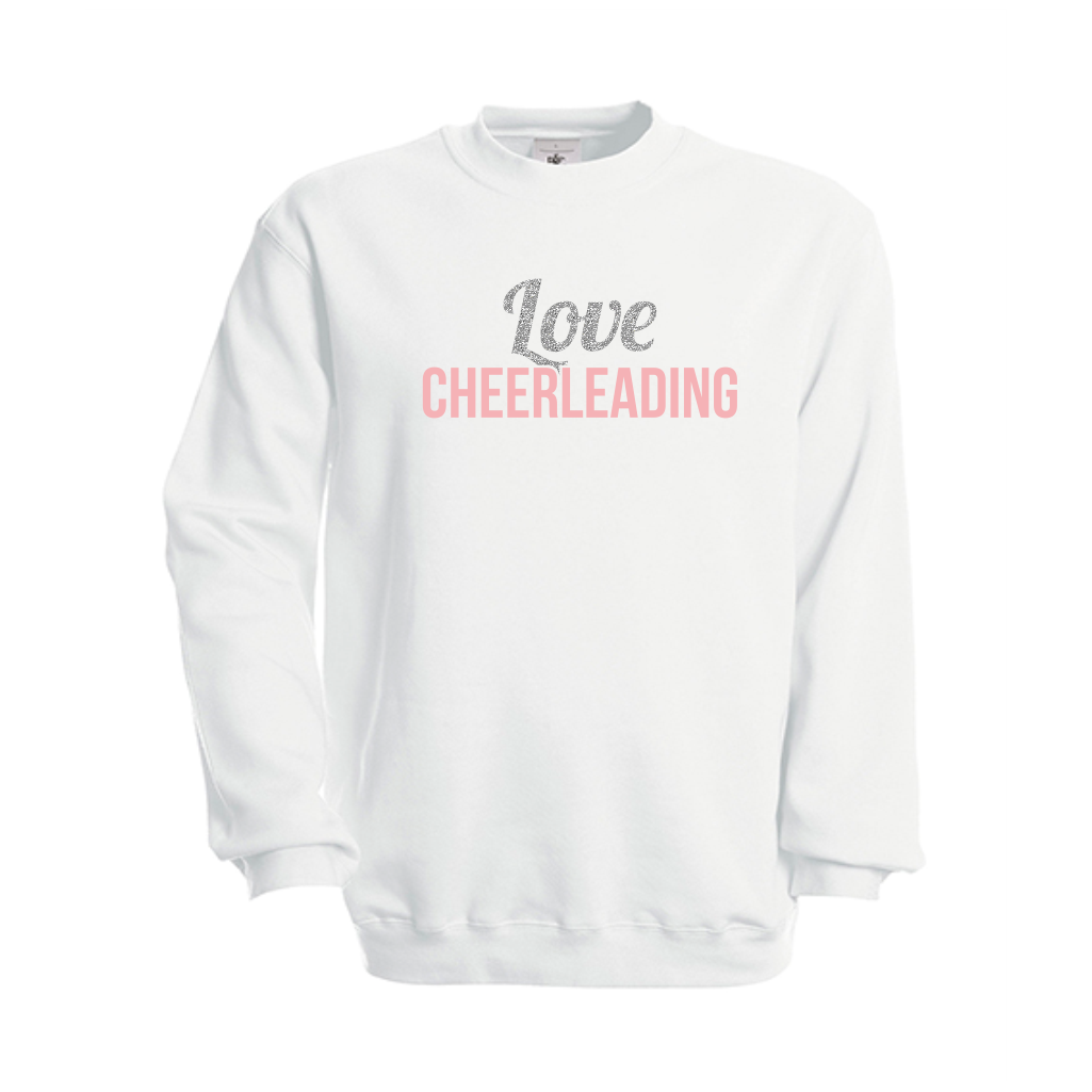 B&C Love Cheerleading sweatshirt