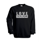 B&C LOVE CHEERLEADING sweatshirt