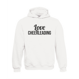 B&C Älska cheerleading hoodie
