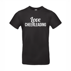 Älska cheerleading t-shirt