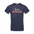 Älska cheerleading t-shirt