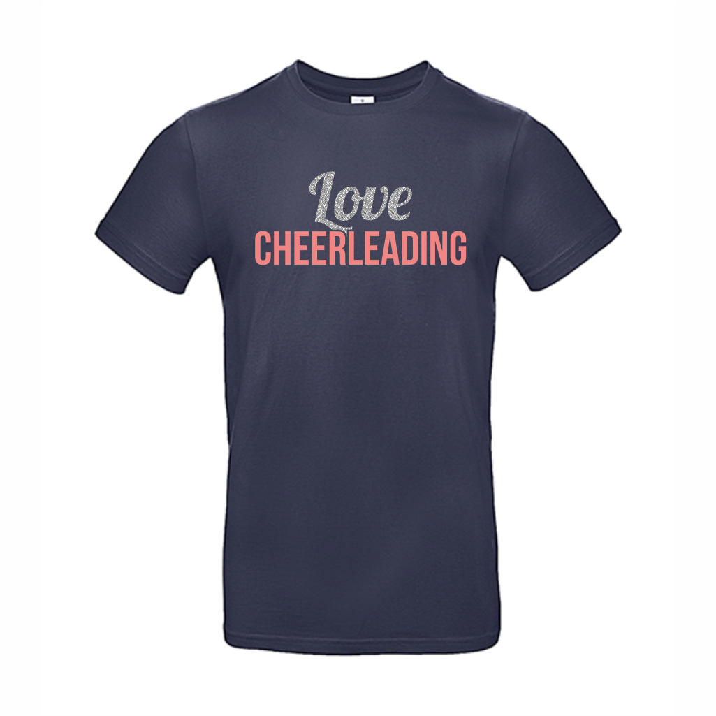 Älska cheerleading t-shirt