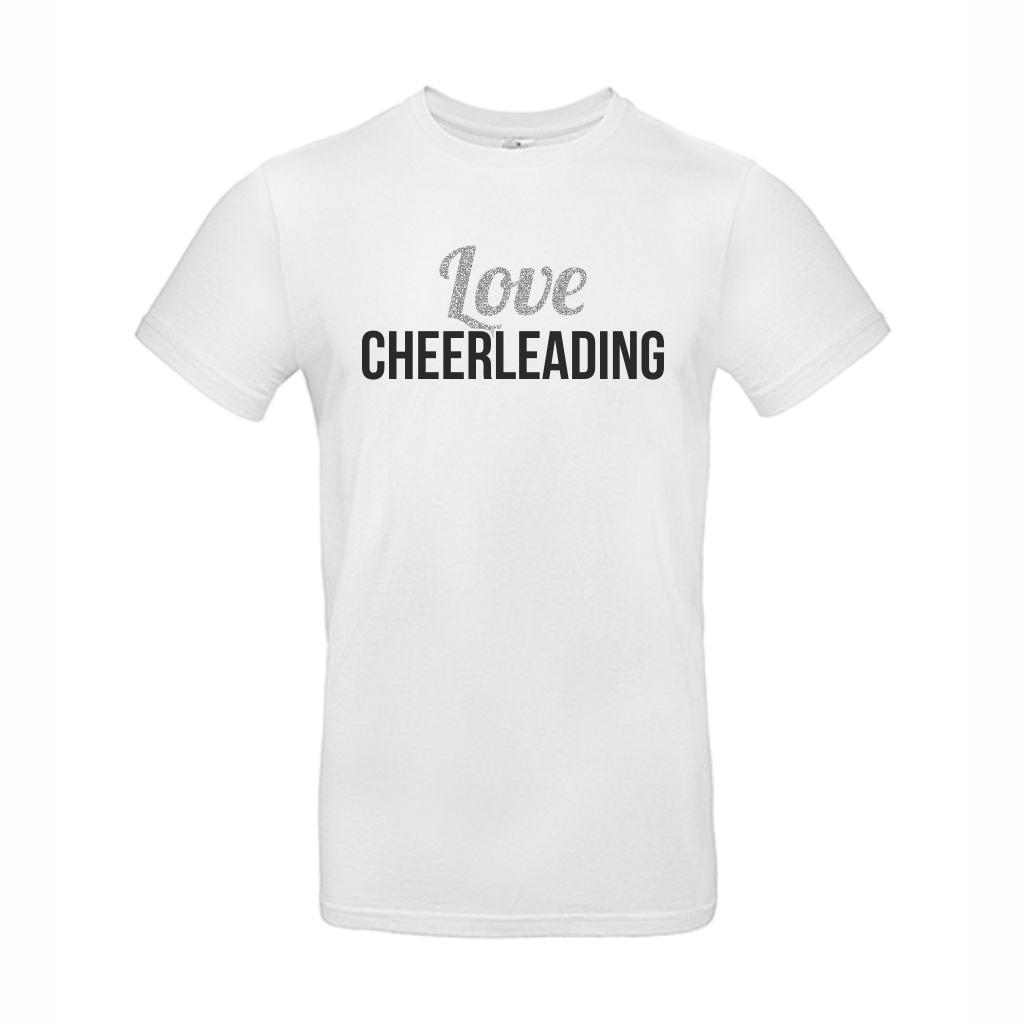 Älska cheerleading t-shirt
