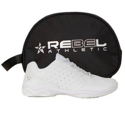 Rebel Athletic Unisex's Revolt Cheer Shoe, White, 12 