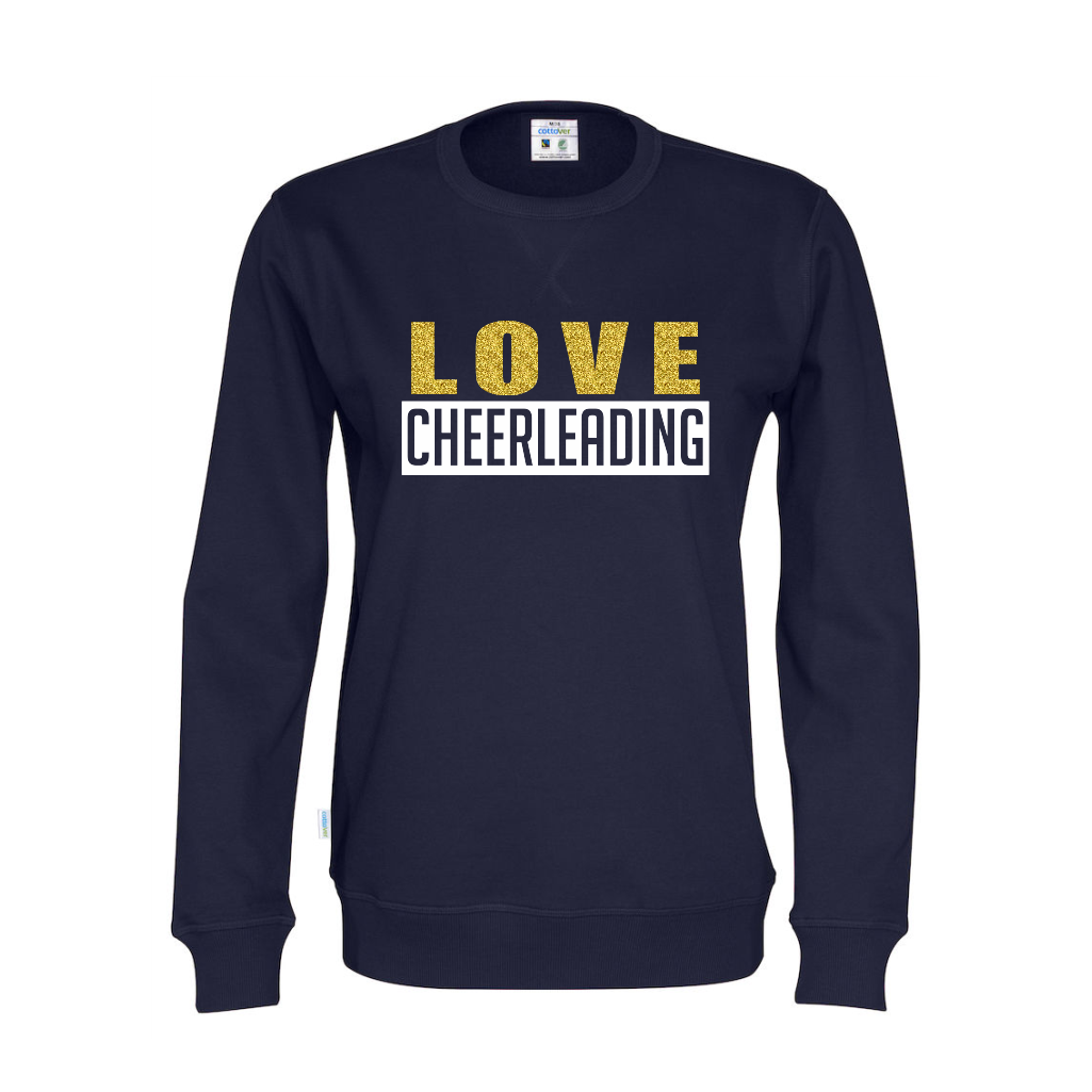 Cottover LOVE CHEERLEADING sweatshirt (organic)