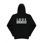 SG LOVE CHEERLEADING hoodie med dragkedja