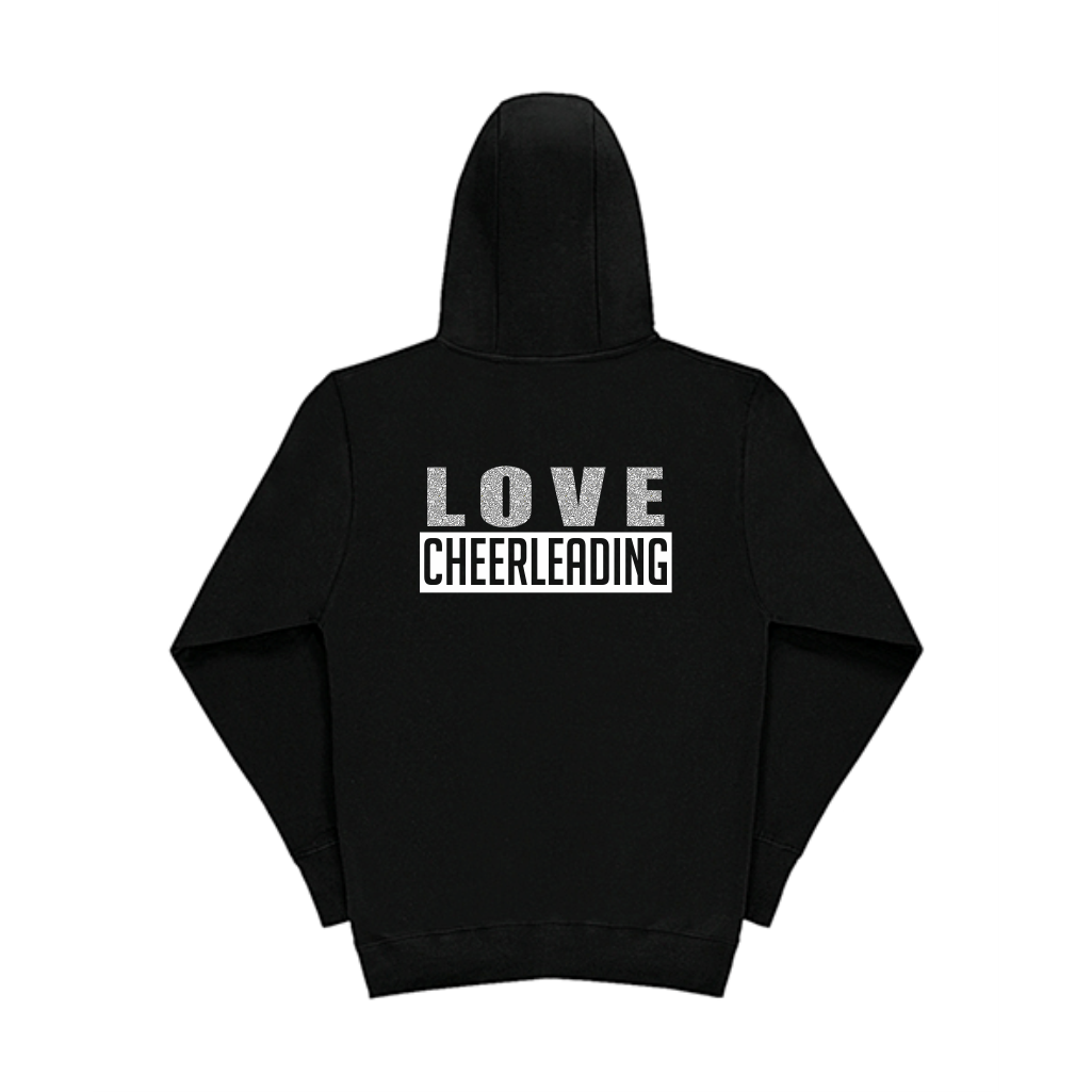 SG LOVE CHEERLEADING zipper hoodie