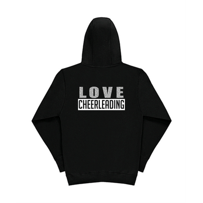 SG LOVE CHEERLEADING zipper hoodie