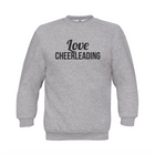 B&C Älska cheerleading sweatshirt