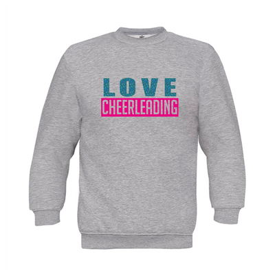 B&C LOVE CHEERLEADING sweatshirt