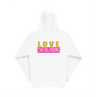 SG LOVE CHEERLEADING hoodie med dragkedja