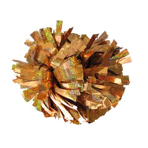 Glittrig guld holografisk pom pom