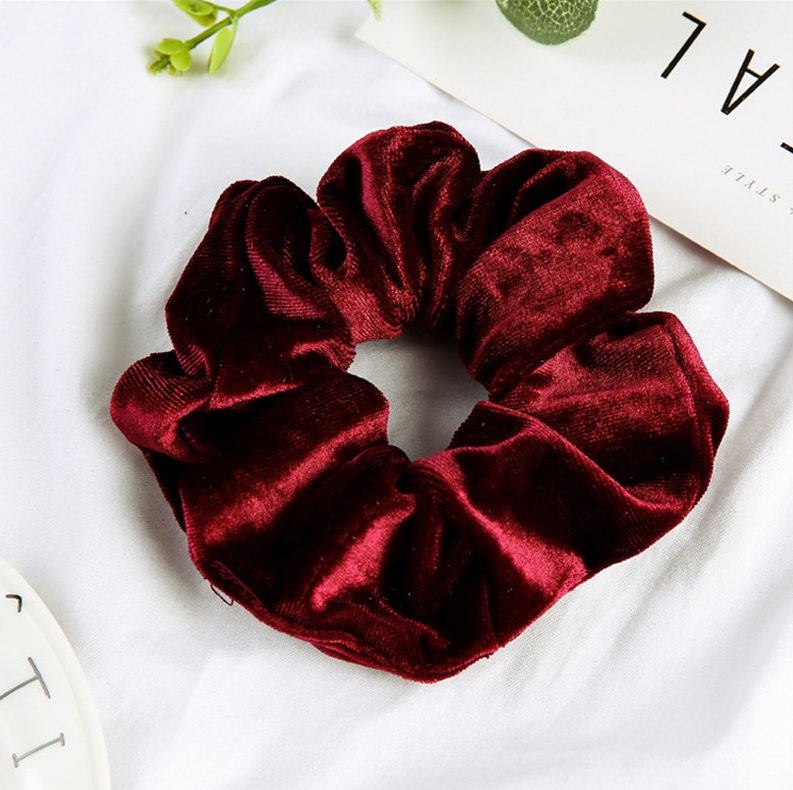 Scrunchie i sammet