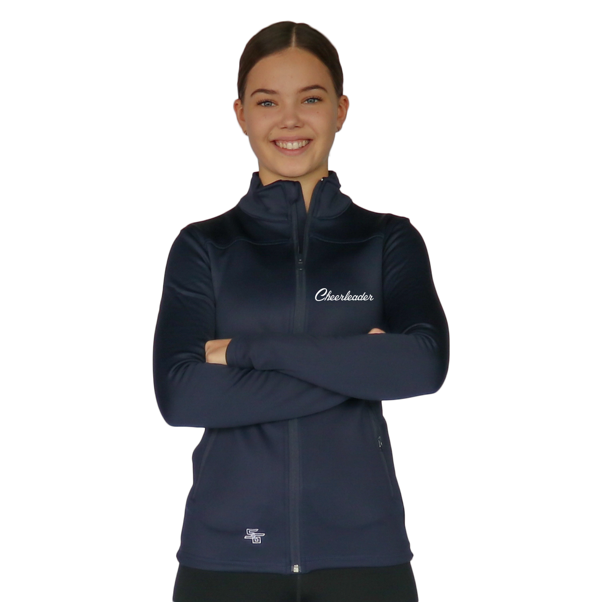 Skillz Gear Invincible jacket with Cheerleader print