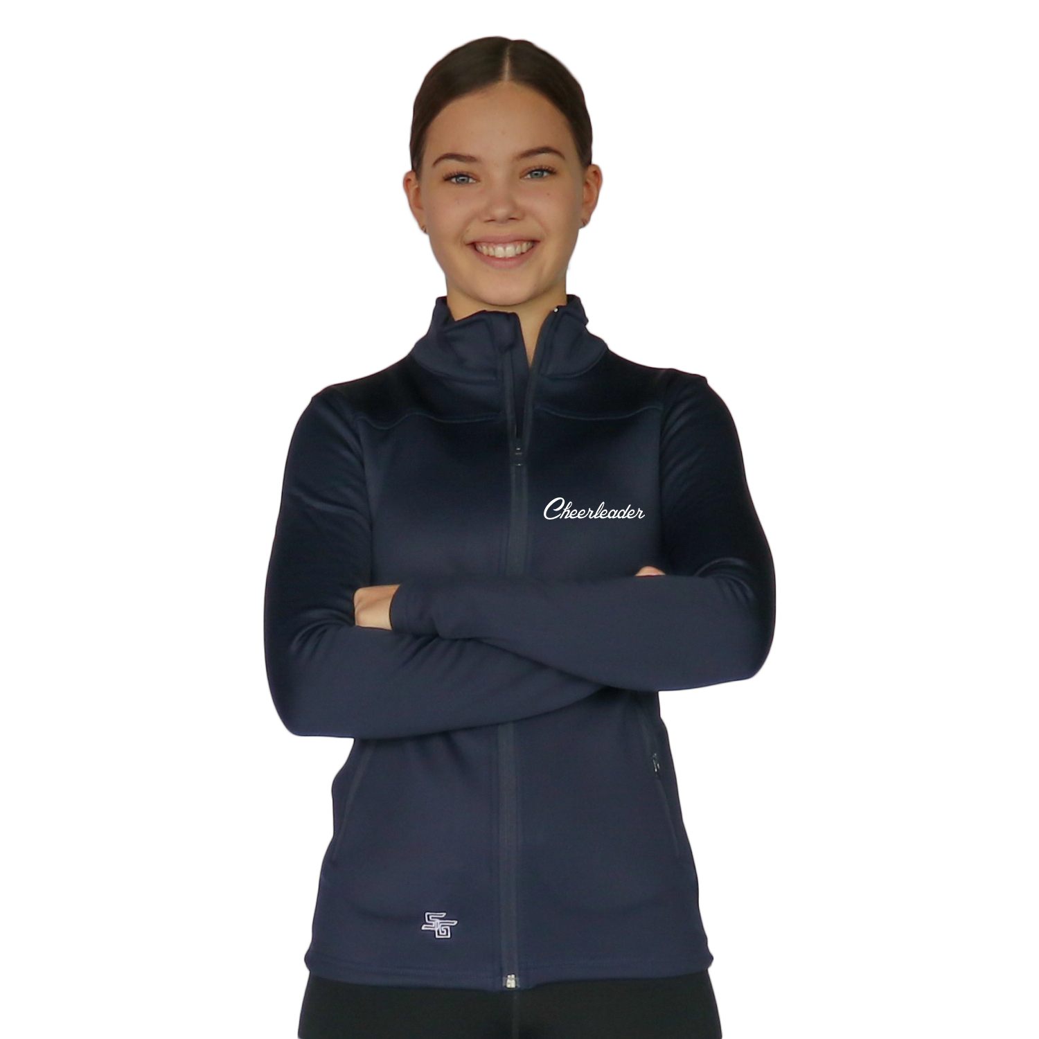 Skillz Gear Invincible jacket with Cheerleader print