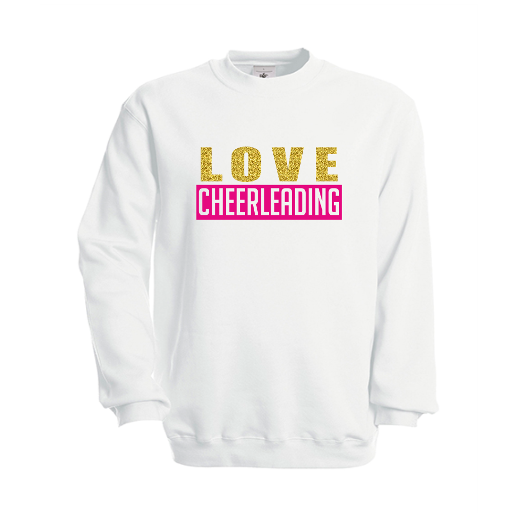 B&C LOVE CHEERLEADING sweatshirt