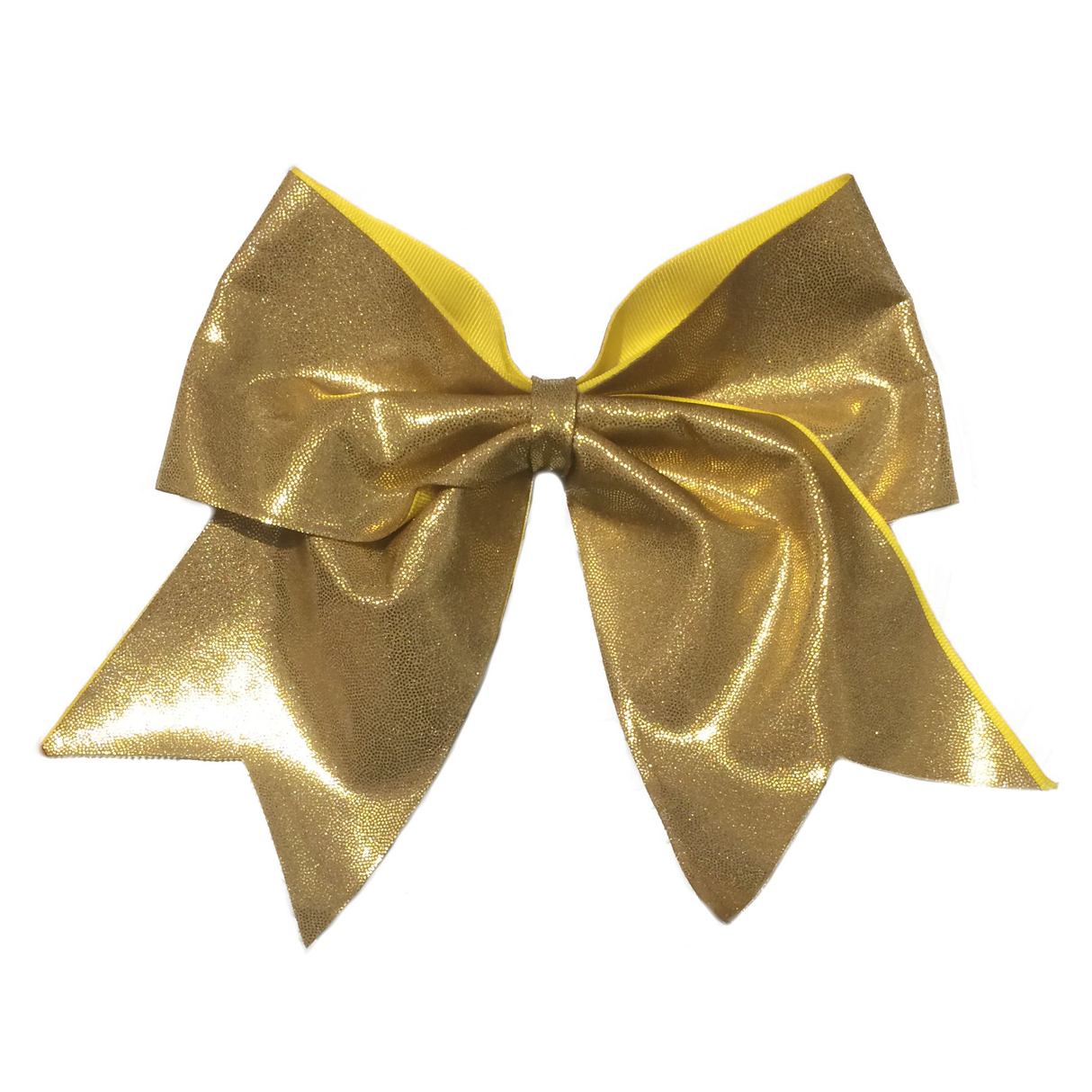 Metallic hair bow